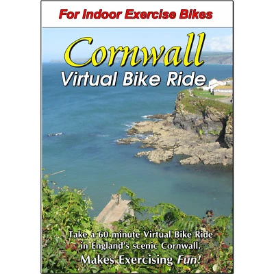 CORNWALL, ENGLAND CYCLING SCENERY DVD - VIRTUAL BIKE RIDE - EXERCISE & FITNESS  - Image 1 of 4