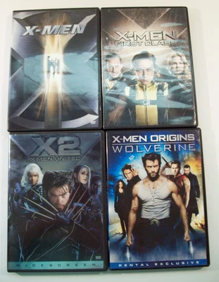 Marvel X-Men DVD Lot, X-Men First Class, X2 United, X-Men Origins Wolverine - Image 1 of 4