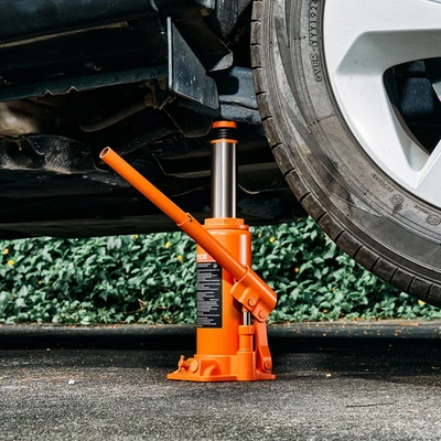 Gato de botella hidráulico 10 toneladas capacidad 18,5" elevación alta para camión SUV reparación de automóviles Foto 1 de 4