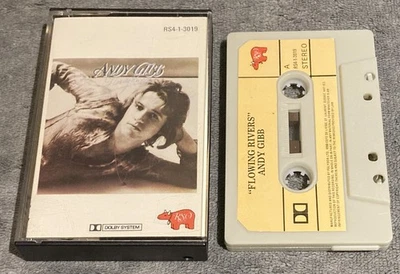 Andy Gibb - Flowing Rivers - 1977 RSO Cassette Tape / Play tested / RS4-1-3019 - Image 1 of 3
