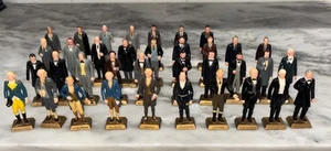 Vintage Marx Presidents Original 1960’s Mini Figures Figurines 36 Pc - Picture 1 of 11