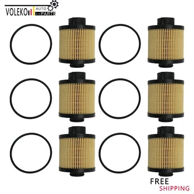 6 juegos de filtros de aceite nuevos para Lamborghini Gallardo 07L115561C 2004-2008 EE. UU. Foto 1 de 4