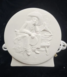 Handmade Porcelain White, Night Light  5½" T,  "Dreams of Long Ago " - Picture 1 of 3
