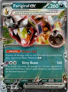 Farigiraf ex - Double Rare SV05: Temporal Forces 108/162 NM Holo - Picture 1 of 2