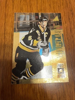 Pinnacle Mario Lemieux First Strike #13 1995/96 como nuevo Foto 1 de 2