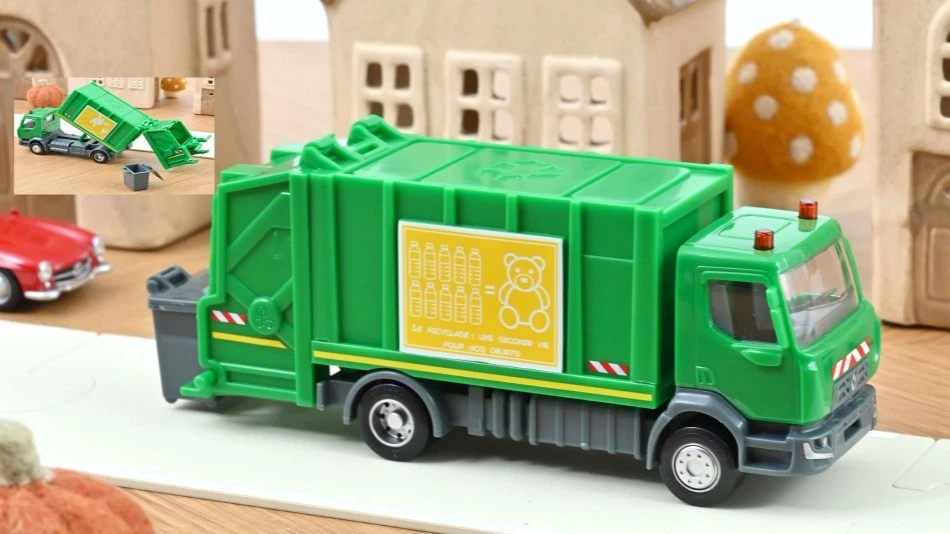Renault Rubbish Truck D 2.1 PLASTIGAM 1:43 Model NOREV - Immagine 1 di 1