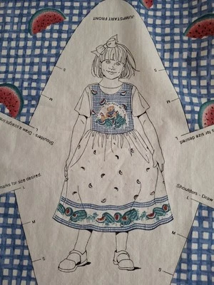 Panel de corpiño Daisy Kingdom Jumpstart A Seed or Two Child's Jumper 35" X 44" nuevo Foto 1 de 4