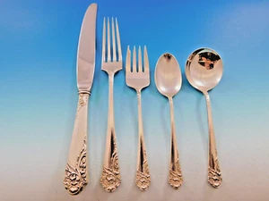 Ecstasy by Amston Sterling Silver Flatware Set for 6 Service 31 pcs Dinner Size - Picture 1 of 7