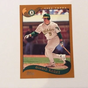 2002 Topps #234 Olmedo Saenz Oakland Athletics - Picture 1 of 2