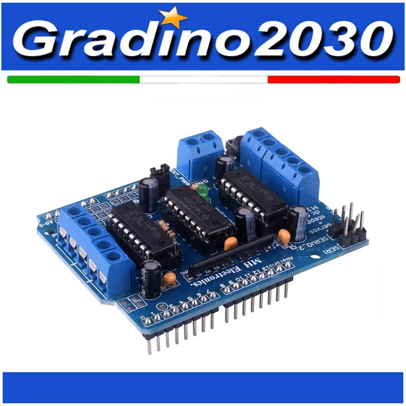 Drive Motor Shield per Arduino Duemilanove UNO Mega R3 AVR ATMEL - Immagine 1 di 1