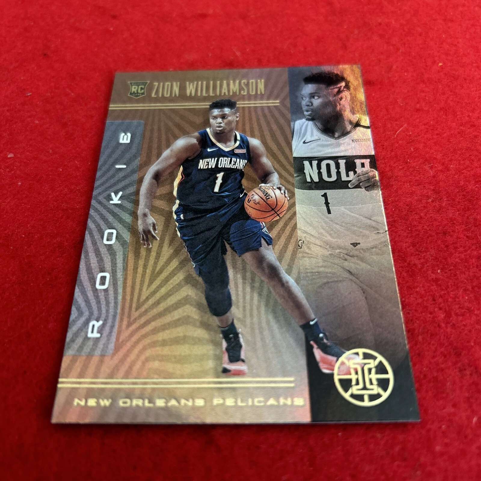 2019-20 Chronicles Illusions Zion Williamson #151 Bronze Parallel Rookie RC