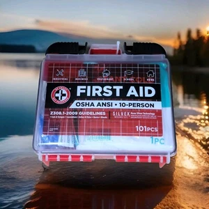 Be Smart First Aid . PREPARED 10-Person Kit, 101-Piece - Picture 1 of 3