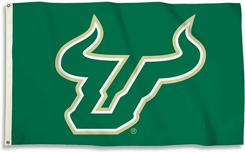 SOUTH FLORIDA BULLS FLAG 3'X5' USF UNIVERSITY OF SOUTH FLORIDA 3X5 BANNER--NEW Cover