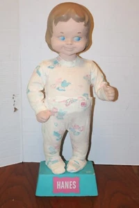 RARE VINTAGE HANES Pak-Nit Pyjama STORE DISPLAY STYRA FOAM DOLL SCHAUFENSTERPUPPE - Bild 1 von 6