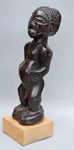 AFRIQUE / ZAIRE / EX CONGO BELGE / TRES ANCIENNE ET AUTHENTIQUE STATUE HEMBA - Foto 1 di 9