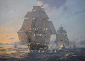 GEOFF HUNT - Out-Numbered: USS President, 1815 Signed Ltd Edition on Paper - Picture 1 of 1