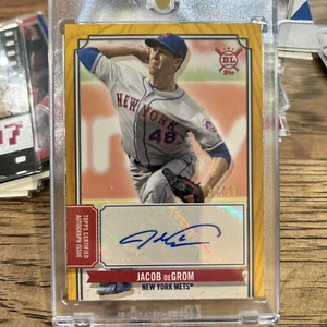 2019 Topps Big League JACOB DEGROM Autograph /99 GCY-YOUNG 🔥 - Picture 1 of 8