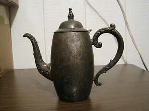VINTAGE SILVERPLATE ONEIDA TEA / COFFEE POT--MADE IN USA - Picture 1 of 11