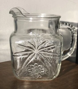Anchor Hocking Depression Glass 40 Ounce Pitcher - Picture 1 of 9