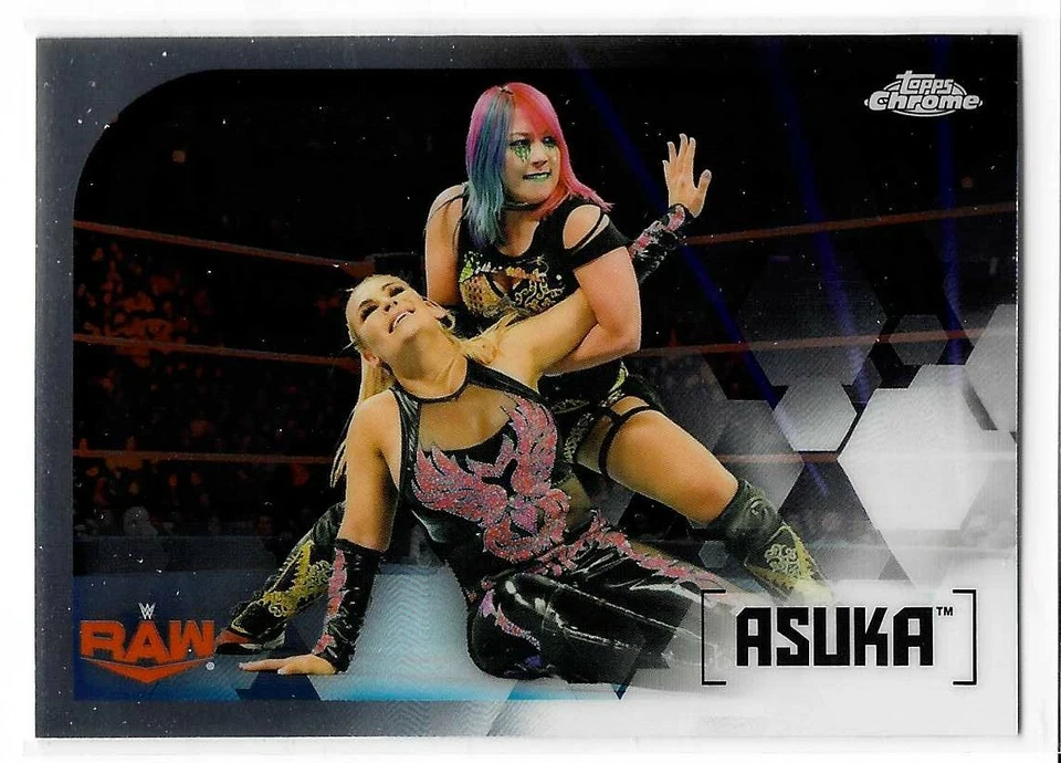 Asuka 2020 Topps Chrome WWE Raw Card #6 - Image 1 of 1