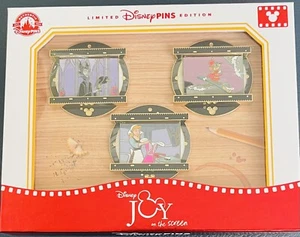 D23 EXPO 2024 Maleficent Cinderella RARE 3 Pin Set Limited Edition MIB HTF JOY - Picture 1 of 2