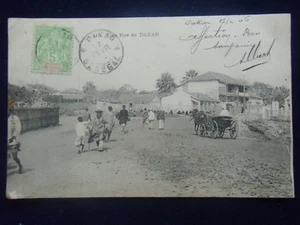 CPA  Sénégal  DAKAR   une rue de Dakar  115 - Photo 1/2