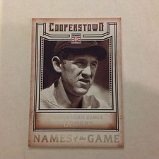 Lefty Gomez #23 Yankees Goofy 2015 Panini Court Cooperstown Names of The Game