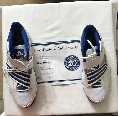 Zapatos NBA Orlando Magic Hedo Turkoglu firmados y autenticados talla 17 Foto 1 de 4