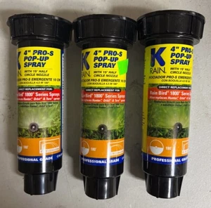 K-RAIN 4" PRO-S POP-UP SPRAY SRINKLER BODY, 1800 SERIES 319761 - BLACK (3ER PACK) - Bild 1 von 2