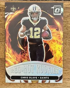 2022 Optic Chris Olave RC Red Hot Rookies RHR-4 SILVER Holo New Orleans Saints🔥 - Picture 1 of 1