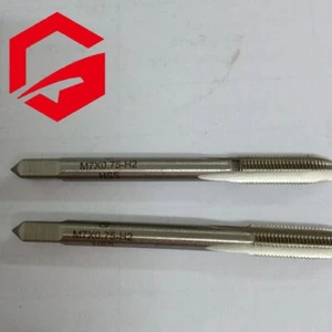2pcs M7 x 0.75 mm Tap Pitch 7mm x 0.75 Metric HSS Right Hand Tap High Quality - Picture 1 of 3