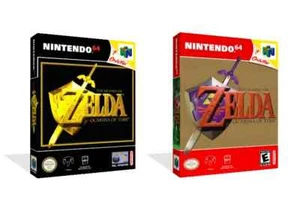 Legend of Zelda Ocarina of Time N64 nur Cover Art + Box (ohne Spiel) - Bild 1 von 9