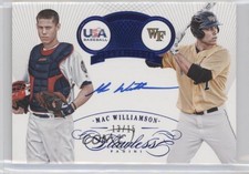2016 Panini Flawless Transitions Sapphire /15 Mac Williamson Rookie Auto RC