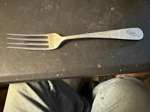 Kirk & Son Old Maryland Engraved Sterling Silver 7 7/8" Place Fork No Mono. - Picture 1 of 4