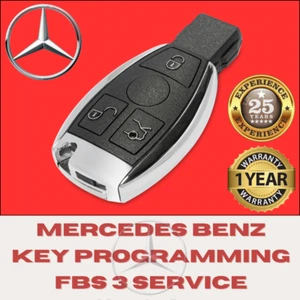 Mercedes Benz Key Programming Service - Add Key FBS3 EIS only ✅1998 up to 2015✅ - Picture 1 of 4