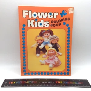 1984 Flower Kids Coloring Book - Unused - Picture 1 of 5