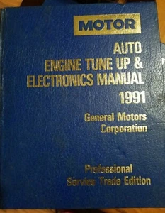 MOTOR PROFESSIONAL AUTO ENGINE TUNE UP & ELECTRONICS MANUAL1988-91 GM GENERAL - Foto 1 di 3
