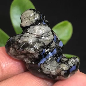 1pcs Teschio di Babbo Natale in Lianite Naturale Quarzo Cristallo Intagliato Reiki Regalo 1,2" - Foto 1 di 12