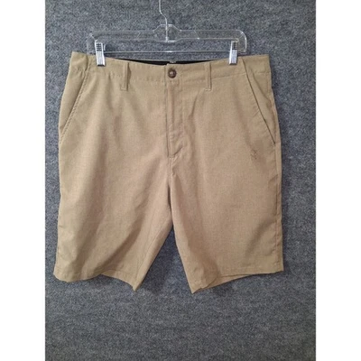 Volcom Surf & Turf Hybrid Shorts Mens Casual Khaki 4 Way Stretch - Image 1 of 4