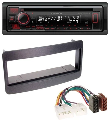 Kenwood MP3 CD USB Bluetooth DAB Autoradio für Toyota Celica, MR2 - schwarz - Bild 1 von 4