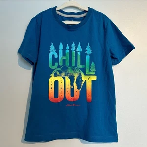 Eddie Bauer Short Sleeve Chill Out T-Shirt, Boys XS 5/6 - Picture 1 of 7