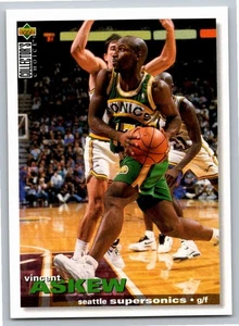 1995-96 Upper Deck Collector's Choice #70 Vincent Askew Seattle Supersonics - Imagen 1 de 2