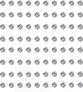 Paquete de 40 abrazaderas de manguera de oreja única de 6 mm-7 mm PEX abrazaderas de cincha de acero inoxidable crimpado Ho - Imagen 1 de 12