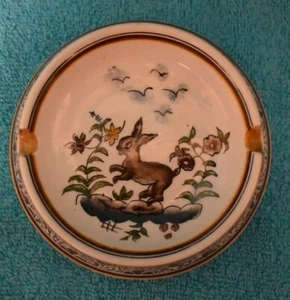 REAL Ceramica Coimbra ASHTRAY Portugal S/N Hand Painted - Picture 1 of 3