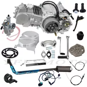Kit motore 125cc 4 marce per CRF70 CRF50 Z50 XR70 CT70 CT90 ATC 125CC 140 - Foto 1 di 53
