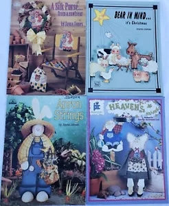 Lote de 4 Libros de Pintura Bear In Mind A Cartera de Seda Delantal Cuerdas Jayna James ++ - Imagen 1 de 12