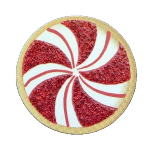 Hallmark MAGNET Christmas Vintage COUNTDOWN to PEPPERMINT Red Holiday 2010 THICK - Picture 1 of 4