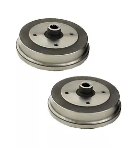 Rear Right Left Brake Drums Pair Set of 2 for Volkswagen VW Beetle Karmann Ghia - Picture 1 of 4
