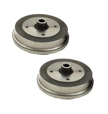 Juego de 2 pares de tambores de freno trasero derecho izquierdo para Volkswagen VW Beetle Karmann Ghia Foto 1 de 4