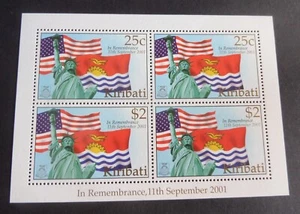 Kiribati 2002 In remembrance Victims Terrorist Attack SG658/9 sheet UM MNH - Imagen 1 de 1